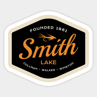 Cullma • Walker • Winston • Smith Lake Sticker